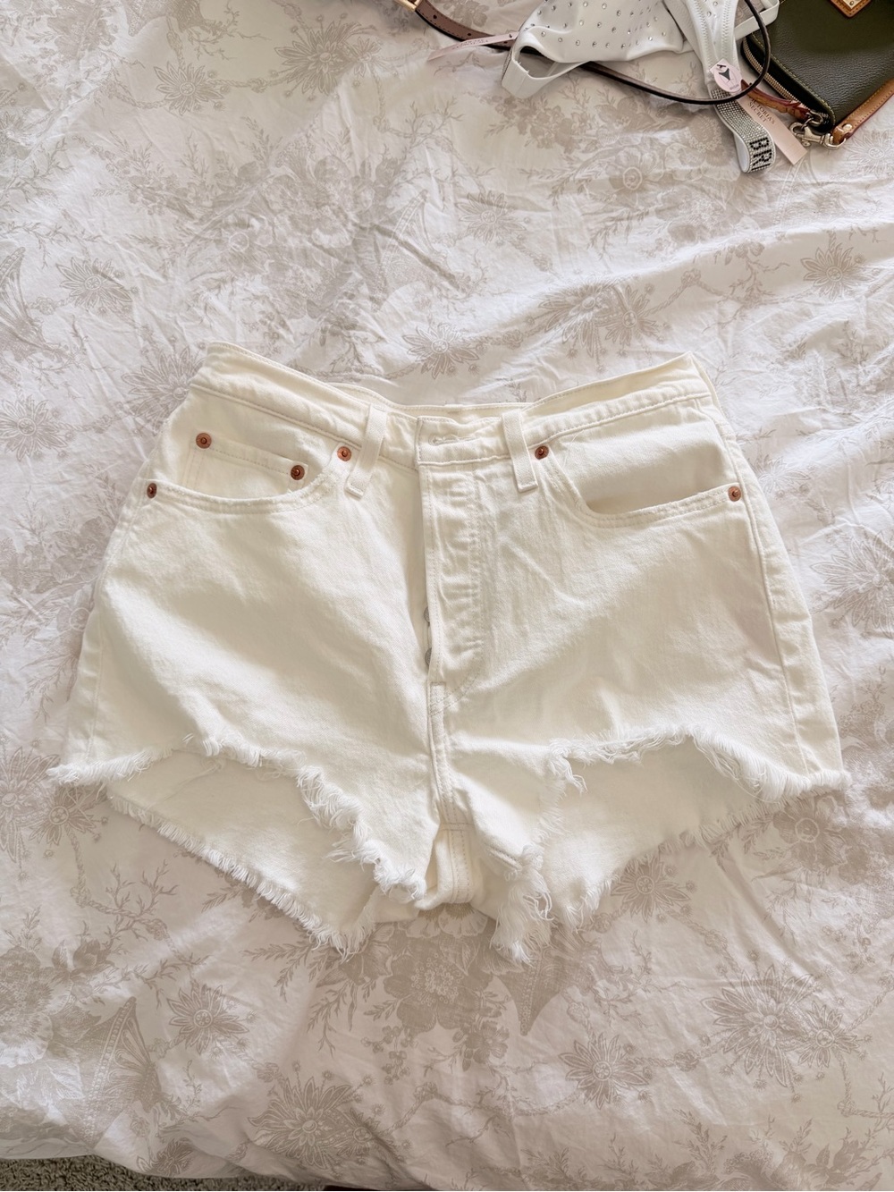 Levi's 501 High Rise Denim Shorts